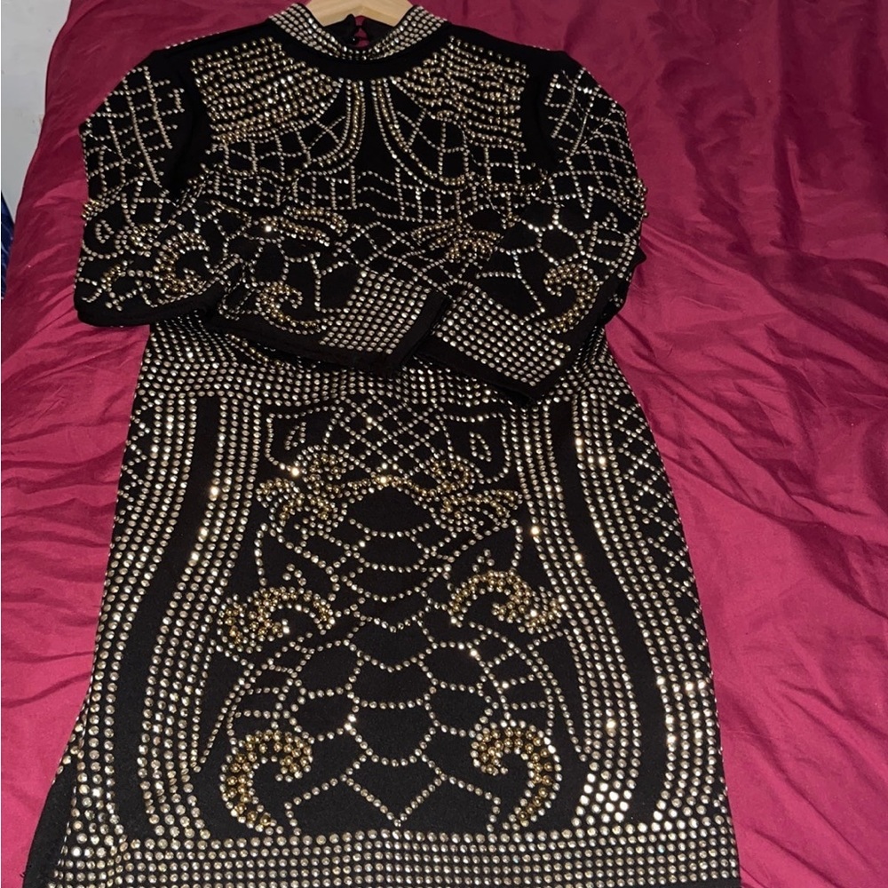 Women beaded dress sz M